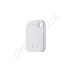 Фото 2 Защищенный бесконтактный брелок для клавиатуры Ajax Tag White (100шт)