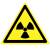 Фото Наклейка попереджувальна "Небезпечно, радіоактивні речовини"