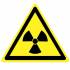 Фото Наклейка предупреждающая "Опасно, радиоактивные вещества"