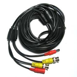 Фото 1 Готовий кабель для відеоспостереження BNC+DC 10 м