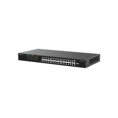 Фото 26-портовый неуправляемый PoE коммутатор Ruijie Reyee RG-ES126FGS-P