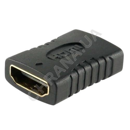 Фото Переходник HDMI (in) - HDMI (in), gold, пластик Tcom