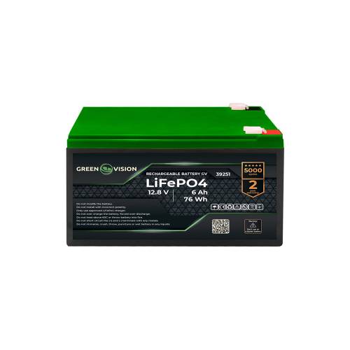 Фото Аккумулятор LogicPower LiFePO4 12.8 В, 6 А·ч