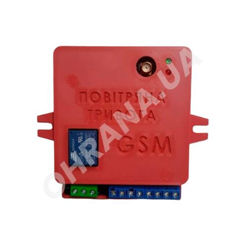 Фото GSM контроллер воздушной тревоги, красный