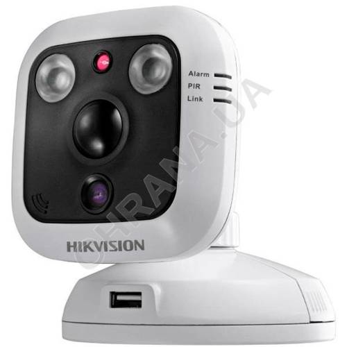 Фото IP Wi-Fi камера Hikvision DS-2CD2C10F-IW 1.3 Мп (4 мм) з функціями охоронної сигналізації
