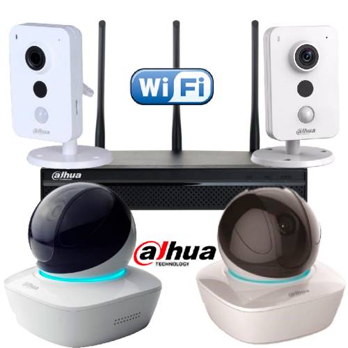 Фото 4 камерный внутренний Wi-Fi комплект 4 Мp видеонаблюдения DH-NVR4104HS-W-S2/ DH-IPC-K46P / DH-IPC-A46P