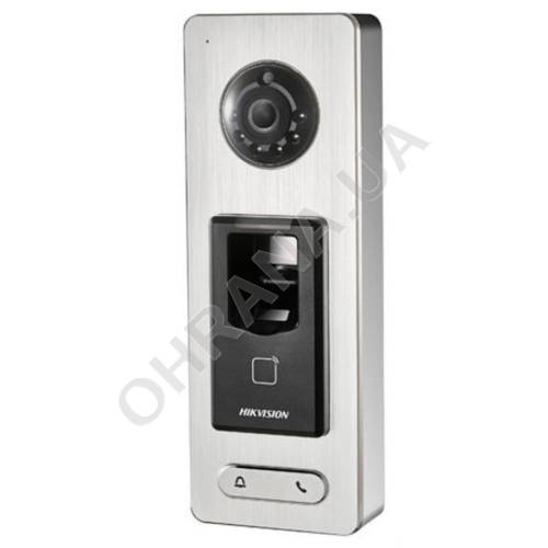 Фото Біометричний термінал контролю доступу Hikvision DS-K1T501SF з дверним дзвінком