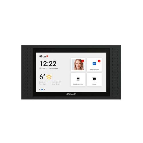 Фото IP відеодомофон BAS-IP AT-07 Black EU