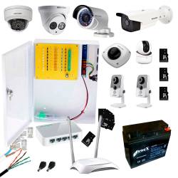 Фото 1 Комплект видеонаблюдения для частного дома 4 MP WiFi + SD