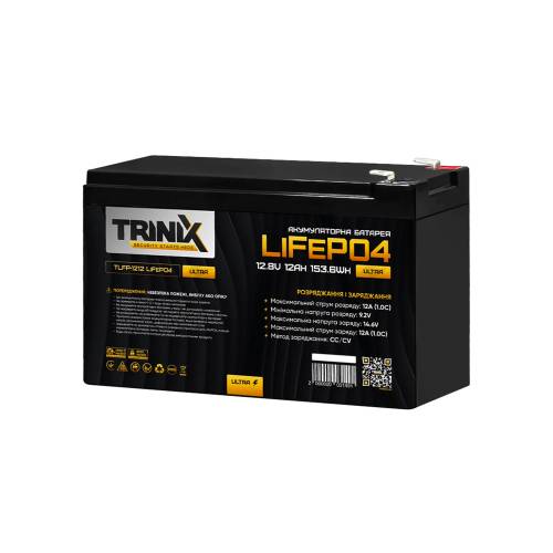 Фото Акумулятор LiFePO4 Trinix TLFP-1212 Ultra 12.8 В, 12 А·год