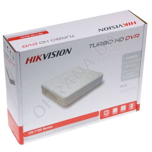 Фото Turbo HD видеорегистратор Hikvision DS-7108HGHI-F1 8 канальный до 1 Мп