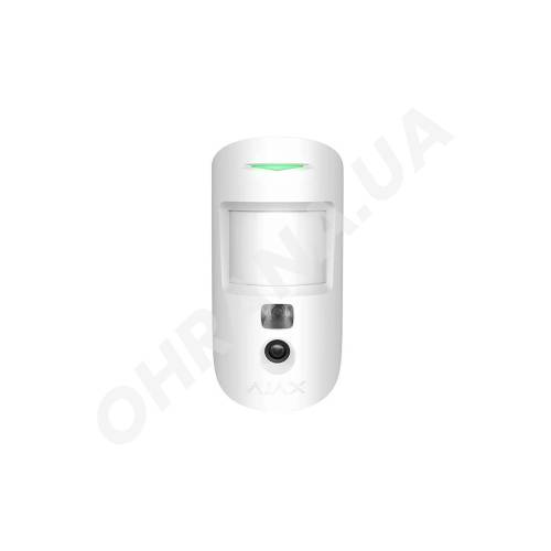 Фото Комплект сигналізації Ajax StarterKit Cam Plus HDR ECG White