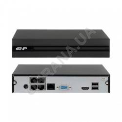Фото 2 IP Compact видеорегистратор ЄZ-IP NVR1B04HC-4P/E 4 канальный до 6 Мп
