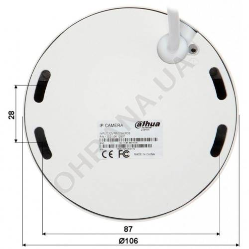 Фото 4 Mp WDR IP видеокамера Dahua DH-IPC-HDBW4431FP-AS-S2 (2.8 мм)