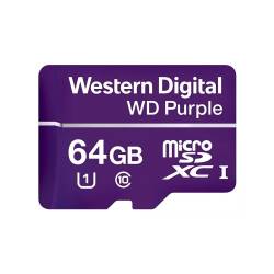 Фото 1 Карта пам'яті Western Digital microSDXC 64Gb 10 class (WDD064G1P0C) для відеоспостереження
