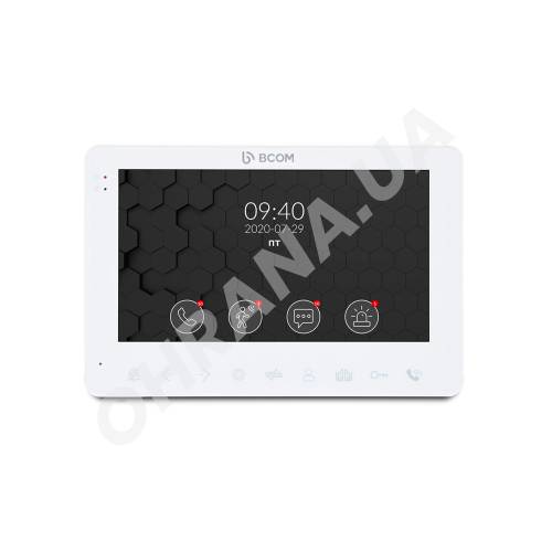 Фото Комплект відеодомофону BCOM BD-780FHD White Kit з детектором руху