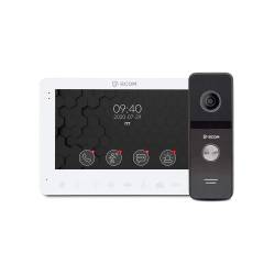 Фото 1 Комплект відеодомофону BCOM BD-780FHD White Kit з детектором руху