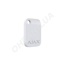 Фото 4 Захищений безконтактний брелок для клавіатури Ajax Tag White (3шт)