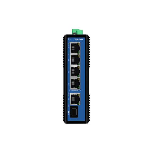 Фото 6-портовий некерований комутатор Ewind EW-PIS1806F-4GE PoE