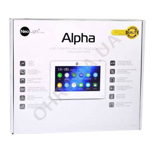 Фото Відеодомофон NeoLight ALPHA HD