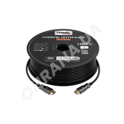 Фото Інтерфейсний кабель HDMI V2.1 оптичний 60 м Trinix