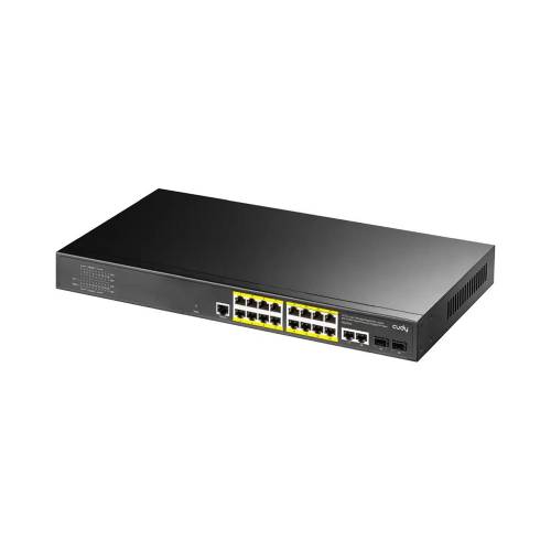 Фото 20-портовий некерований PoE комутатор Cudy GS1010PS2