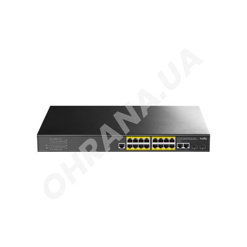 Фото 20-портовий некерований PoE комутатор Cudy GS1010PS2