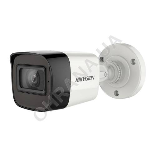 Фото HD-TVI камера Hikvision DS-2CE16H0T-ITFS 5 Мп (3.6 мм) із вбудованим мікрофоном