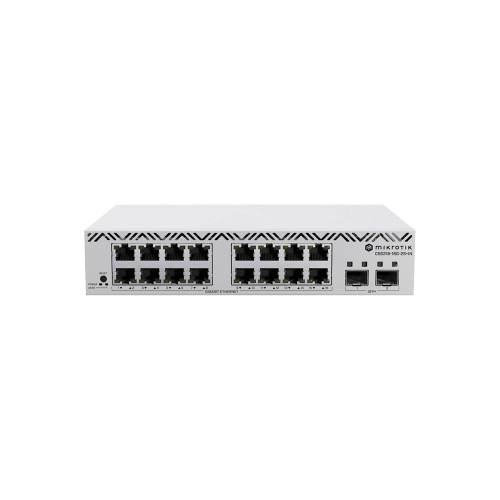 Фото 16-портовый управляемый PoE коммутатор MikroTik CSS318-16G-2S+IN