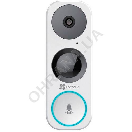 Фото Wi-Fi 3 Мп IP PIR відео-дверний дзвінок Ezviz CS-DB1 (A0-1B3WPFR)