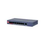 Фото 8-портовый управляемый PoE коммутатор Dahua DH-CS4009-8ET1GT-110