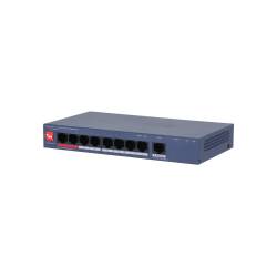 Фото 1 8-портовый управляемый PoE коммутатор Dahua DH-CS4009-8ET1GT-110