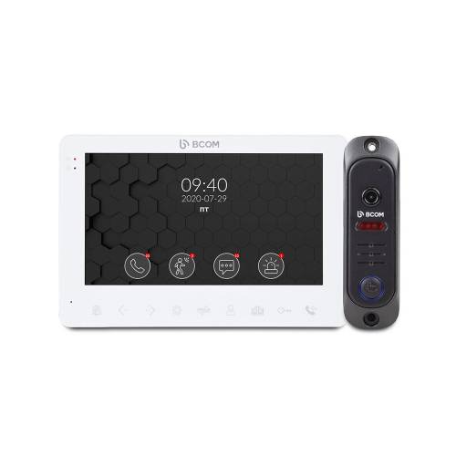 Фото Комплект відеодомофону BCOM BD-780 White Kit