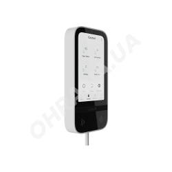 Фото 2 Клавіатура Ajax KeyPad TouchScreen Fibra White