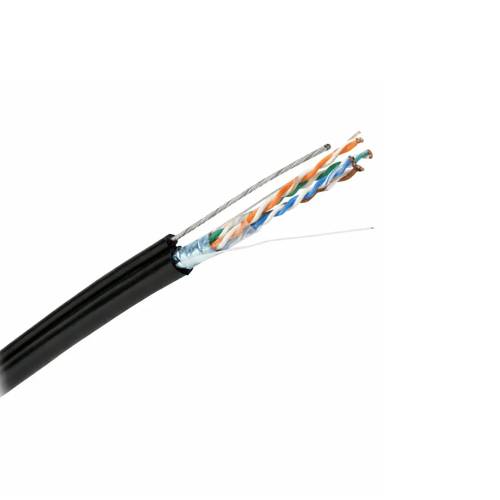 Фото Вита пара Укрпожкабель LANTRIA F/UTP 4x2x0,51 cat. 5Е PE+R (з тросом)