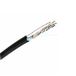 Фото 1 Вита пара Укрпожкабель LANTRIA F/UTP 4x2x0,51 cat. 5Е PE+R (з тросом)