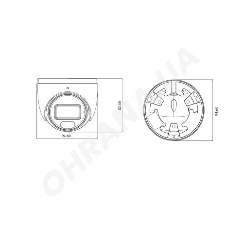 Фото IP камера TVT TD-9544C4(PE/WR1) 4 Мп (2.8 мм) з мікрофоном