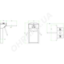 Фото 2 Турнікет-трипод ZKTeco TS1022 Pro