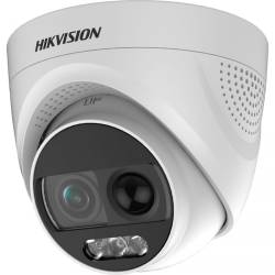 Фото 1 HD-TVI MHD ColorVu камера Hikvision DS-2CE72DFT-PIRXOF 2 Мп (3.6 мм) з PIR датчиком та сиреною