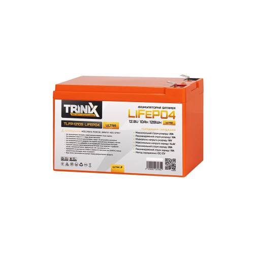 Фото Аккумулятор LiFePO4 Trinix TLFP-1210S Ultra 12.8 В, 10 А·ч Orange