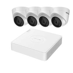 Фото 1 Комплект відеоспостереження Hikvision на 4 IP камери 2 Mп з 4-канальним відеореєстратором