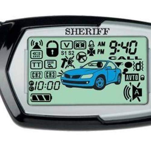 Фото Брелок-пейджер для сигнализации Sheriff ZX-1090