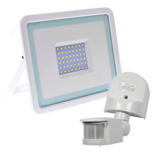 Фото Комплект Прожектор LED 50W SMD + Датчик руху ДД-008 (білий)