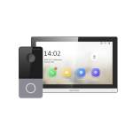 Фото Комплект видеодомофон Hikvision DS-KH6350-TE1 + вызывная панель Hikvision DS-KV6103-PE1 2 Мп