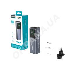 Фото 2 Повербанк Choetech B1012 20000мА·ч 100W Grey с EU адаптером и встроенным кабелем
