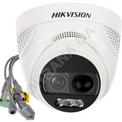 Фото 2 HD-TVI ColorVu камера Hikvision DS-2CE72DFT-PIRXOF 2 Мп (2.8 мм) с PIR датчиком и сиреной