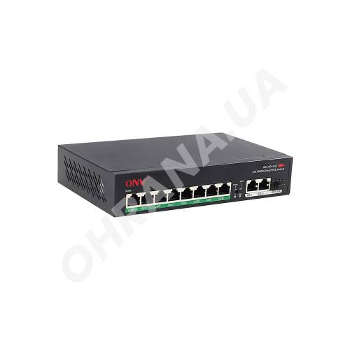 Фото 11-портовый неуправляемый PoE коммутатор ONV-H3108PFD